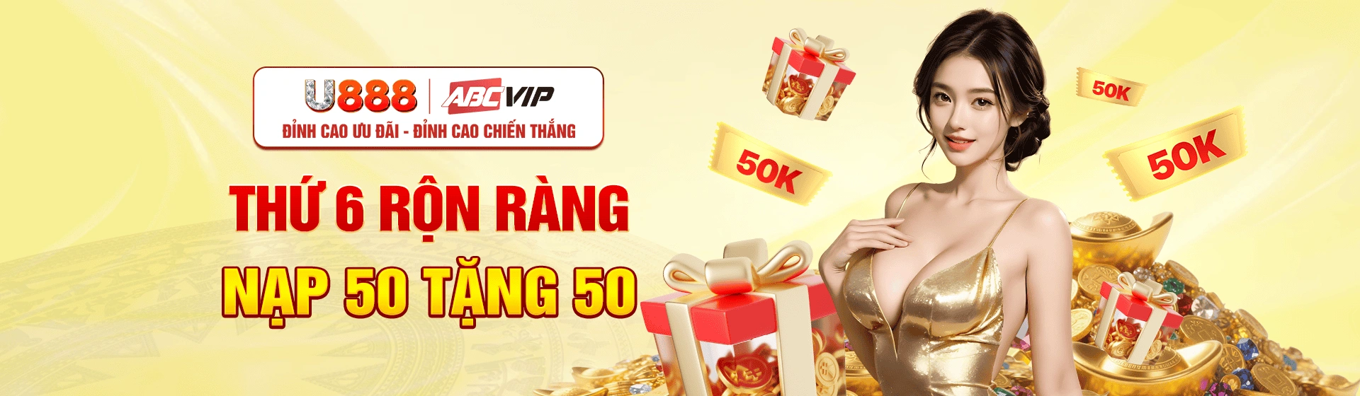 Banner chuyên mục giải trí U888